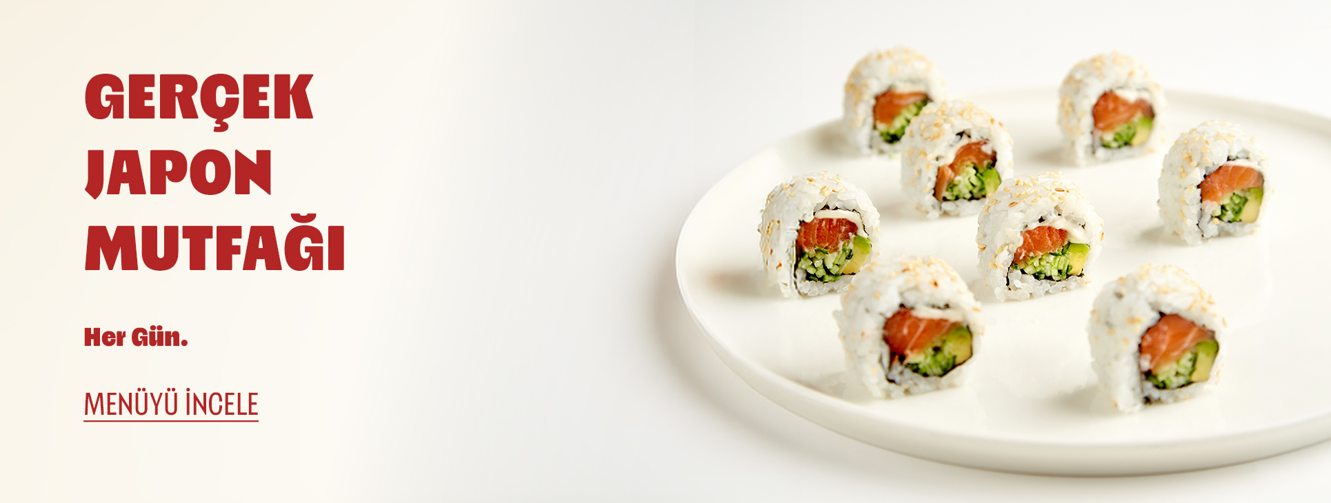 Günün her anına sushi. Take Sushi, taze malzemelerle, el yapımı ve dengeli tariflerle iyi hissetmenin en lezzetli yolunu sunar